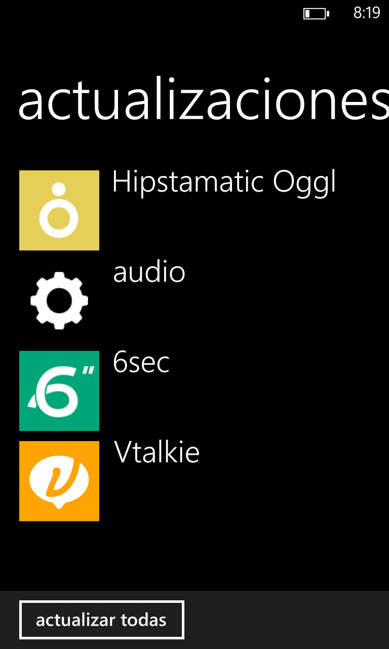 Hipstamatic Oggl, Audio de Nokia, 6 Sec, Vtalkie y RSS Times de Samsung actualizados