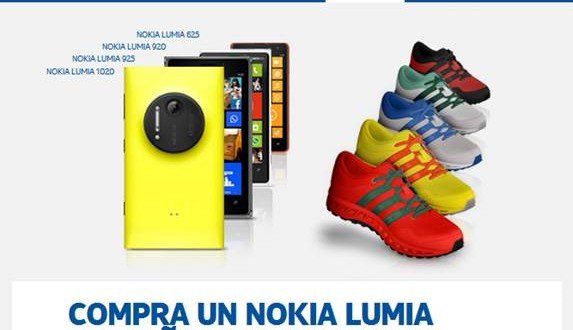 Compra un Nokia Lumia y diseña tus zapatillas