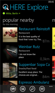Here Explore una nueva aplicación exclusiva Nokia