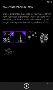 Glance Background nueva aplicación para la gama Lumia