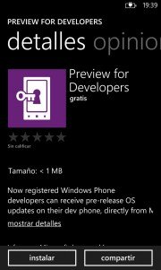Como actualizar a Windows Phone 8 (GDR3) Preview for Developers