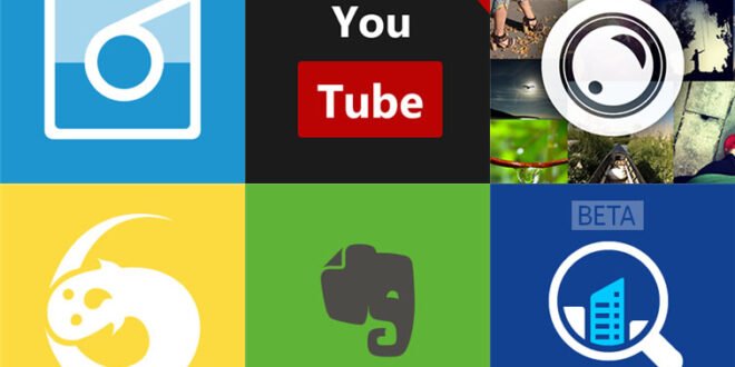 6tag, 6snap, SophieLens HD, Youtube HD, Here Explorer Beta y Evernote se actualizan hoy