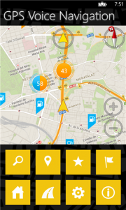 GPS Voice Navigation, gratis para Windows Phone 7 y Windows Phone 8