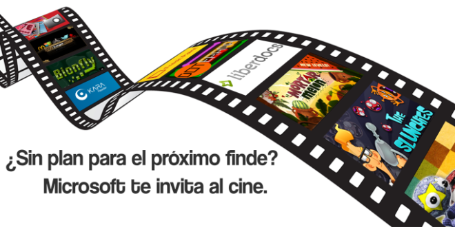 ¿Sin plan para el fin de semana? Microsoft te invita al cine