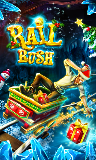 Rail Rush se actualiza y se prepara para la navidad.