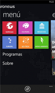La aplicación del canal Euronews llega a Windows Phone