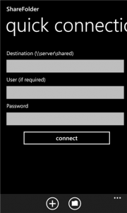 ShareFolder explorador de archivos para Windows Phone 8