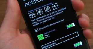 Así será pantalla de "Ajustes de Notificaciones" para Windows Phone 8.1