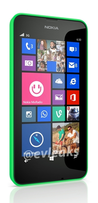 Imagen filtrada del Nokia Lumia 630