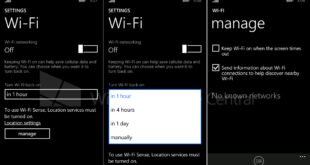 Windows Phone 8.1 tendrá opción de auto encendido de WIFI