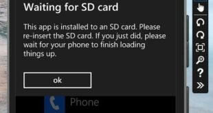 Instalación de aplicaciones en la Sd Card con WP8.1