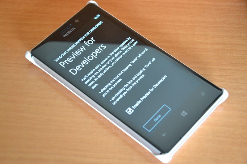 Actualización para Windows Phone 8.1 Developer Preview