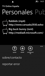 Tv Online España, tu aplicación para ver la televisión en tu Windows Phone