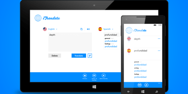 iTranslate, un buen traductor para Windows Phone 8 y Windows 8