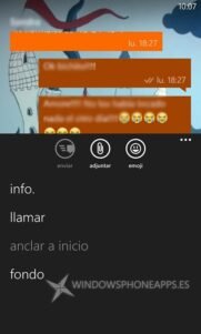 Fondo Chat WhatsApp Beta