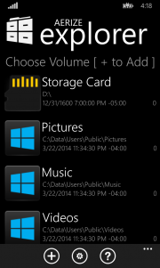 Llega Aerize Explorer el gestor de archivos para Windows Phone 8.1