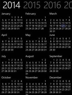 Calendario para Windows Phone 8.1 se actualiza solucionando errores