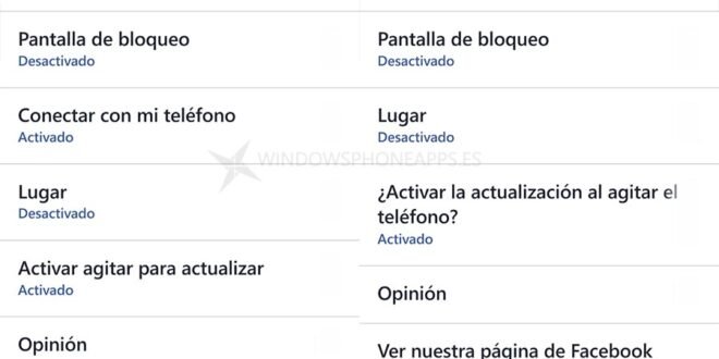 Facebook para Windows Phone 8.1