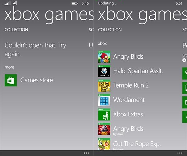Juegos se actualiza en Windows Phone 8.1 games