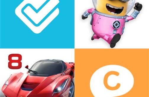 Foursquare, Asphalt 8, ChatON y Gru, Mi villano favorito, actualizaciones del día