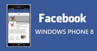 Facebook para WIndows Phone 8