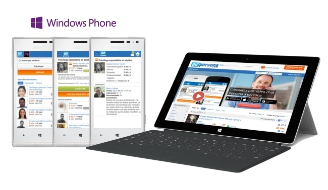 Psicólogo Online AirPersons ya está disponible para Windows Phone