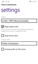 Comprime tus videos en Windows Phone 8.1 con Video Compressor
