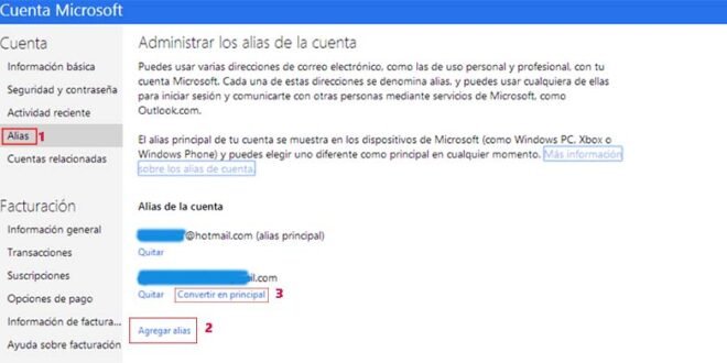 Cambiar la cuenta de correo principal en Windows Phone 8.1 sin Hard Reset