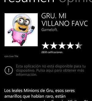 Gameloft retira Gru, Mi villano favorito de la tienda tras un "desliz"