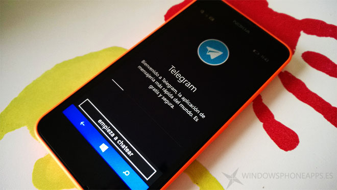 Telegram para windows phone