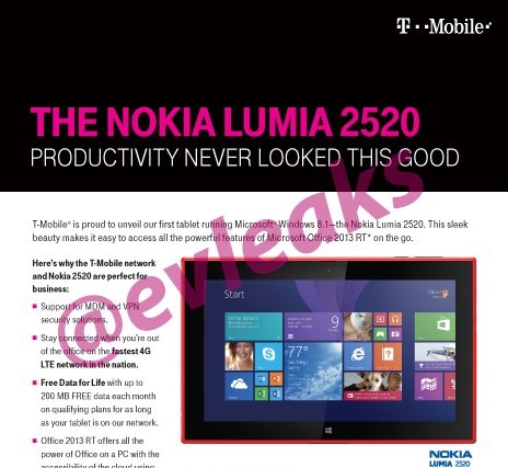Nokia Lumia 2520