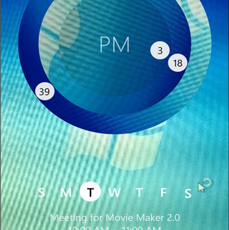 Animated LockScreen Preview - Reloj