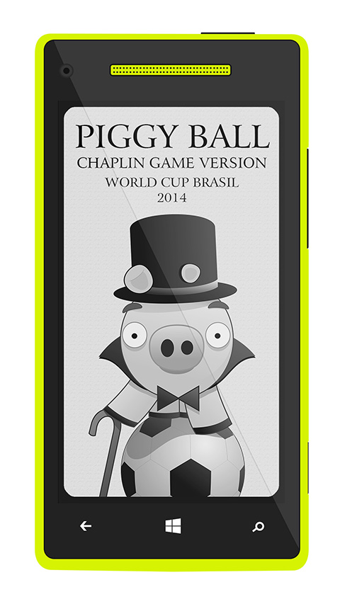Piggy Ball, un divertido juego en honor a Charles Chaplin