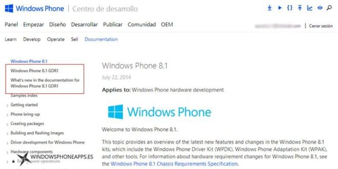 Windows Phone 8.1 GRD 1