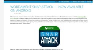 wordament snap
