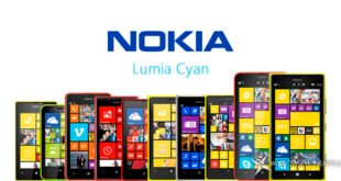 Lumia Cyan para los Nokia Lumia 520, 620, 625, 720, 820, 920, 925, 1020, 1320 y 1520