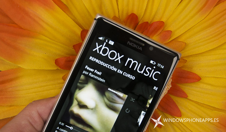 actualización para Xbox Música
