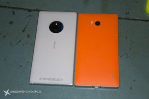 Lumia 830 vs Lumia 930 trasera