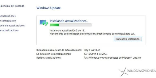 actualizacion windows 8