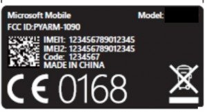 Lumia RM 1090 Dual SIM