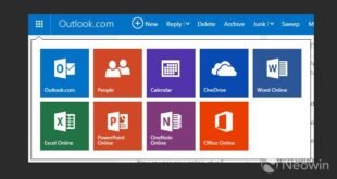 Microsoft está probando un nuevo menú web