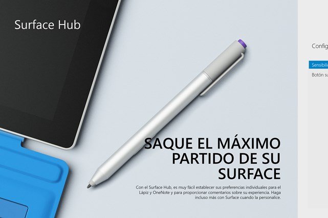 Microsoft lanza su aplicación Surface Hub para configurar el lápiz
