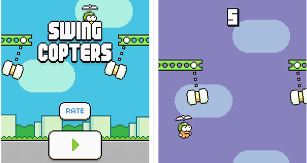 Swing Copters ¿Es este el juego oficial para Windows Phone?