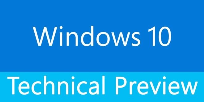 Windows 10 Technical Preview