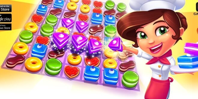 Pastry Paradise la alternativa a Candy Crush de Gameloft