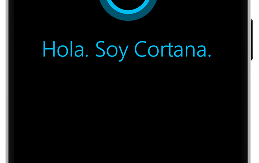 Cortana nos saluda en español