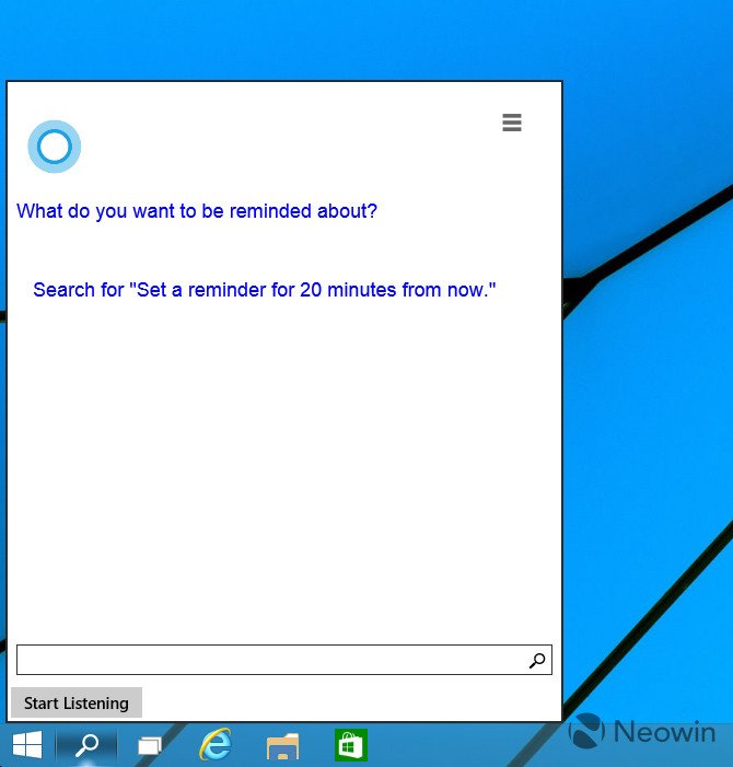 Nuevas imágenes de Cortana funcionando en Windows 10
