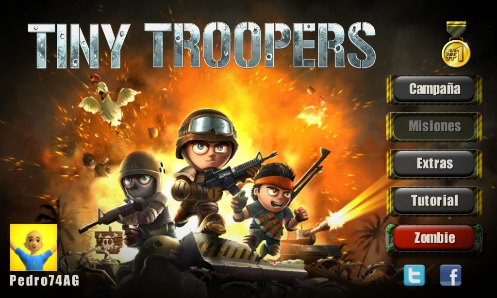 Actualización de Tiny Troopers mientras se anuncia su llegada mañana a Windows 8