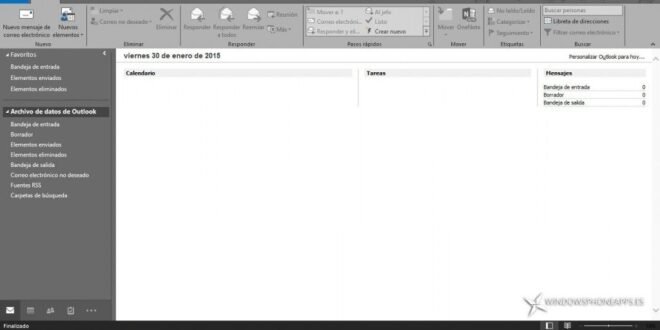 Filtramos imágenes de Outlook en Office 16