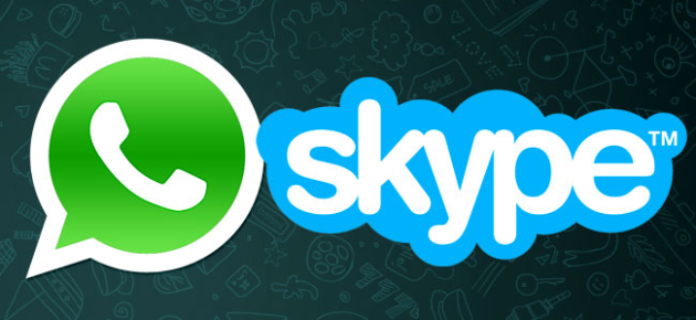 skype whatsapp